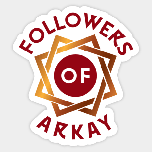 Followers of Arkay (Color) Sticker